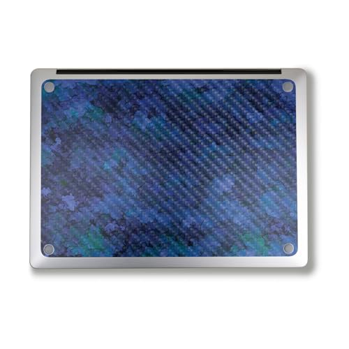 Image of Carbon Fiber Laptop Skin Compatible with Surface Laptop 7 15 inch (2024) - Blue Ice - Premium 3M Vinyl Protective Wrap Decal Cover - Easy to Apply | Crafted in The USA by MightySkins