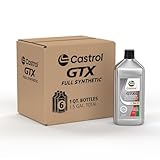 Castrol GTX Full Synthetic 5W-20 Motor Oil, 1 Quart, Pack of 6