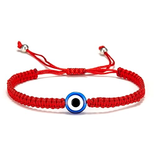 Image of Fesciory Evil Eye Bracelets for Women, Adjustable Amulet Red String Jewelry