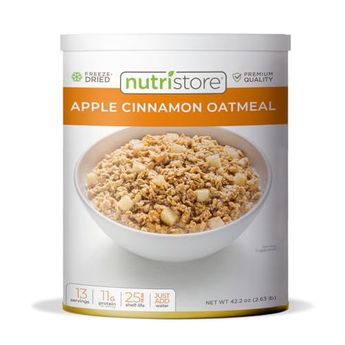 Nutristore Freeze-Dried Apple Cinnamon Oatmeal