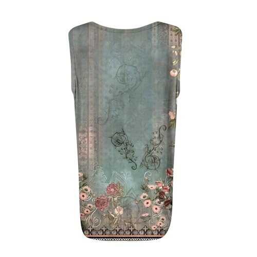 Spring Summer Plus Size Dressy Tank Tops for Women 2025 Womens Workout Floral Boho Beach Sleeveless Shirts Blouses