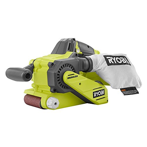 Ryobi One Plus Cordless Brushless Belt Sander P450, 18V (Renewed)