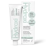 Davids Hydroxi Fluoride Free Nano Hydroxyapatite Toothpaste for Remineralizing Enamel & Sensitive Relief, Whitening, Antiplaque, SLS Free, Natural Peppermint, 4 oz, Made in USA