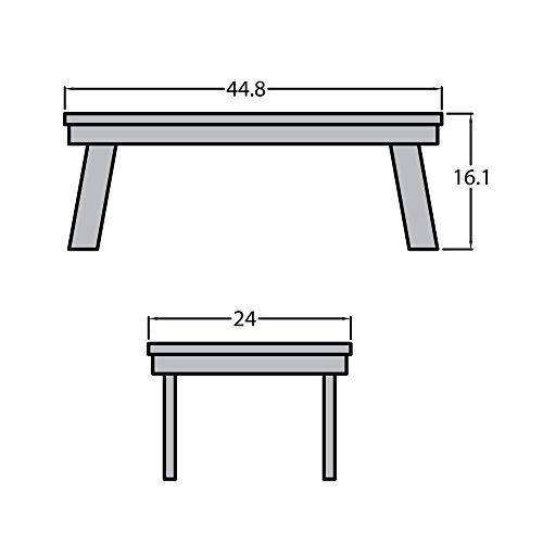 Highwood Adirondack Conversation Table, Nantucket Blue #TOP2