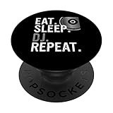 Photo Gallery eat sleep dj repeat - design popsockets popgrip intercambiabile Photo Gallery eat sleep dj repeat - design popsockets popgrip intercambiabile