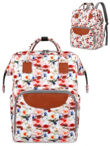 Image of Winnies Diaper Bag Backpack with Secure Front Buckle - Waterproof Maternity Travel Backpack with Large Capacity, Insulated Bottle Holders & Multiple Internal Pockets