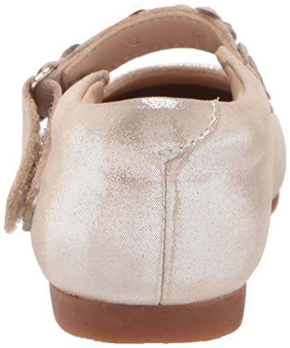 Elephantito Girls European Mary Jane Flat, Suede Talc, 9 Toddler #TOP2