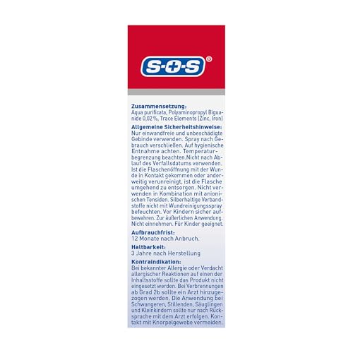 Wunddesinfektionsmittel SOS Medizinisches Wund-Spray – 8 x 50 ml