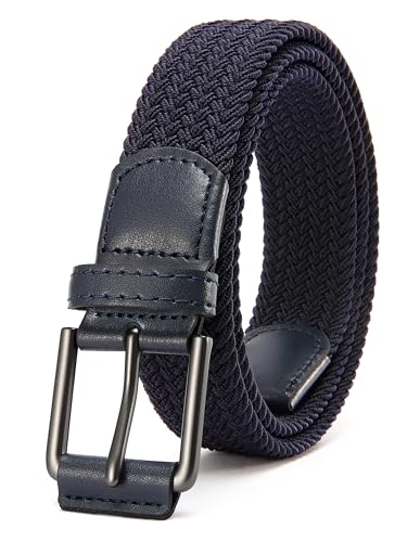CHAOREN Elastic Boys Belt - 1.25" Boys Braided Belt for Kids - Youth Stretchy Design for Golf And Baseball