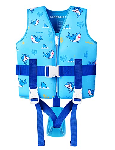 DOOHALO Toddler Swim Vest Kids Swimming Training Vest for Boys Girls Suitable for Age 1 to 8 Years 20Ibs - 46Ibs