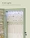 SONGMICS 6 LEDs Mirror Jewelry Cabinet, 47.2-Inch Tall Lockable Wall or Door Mounted Jewelry Armoire Organizer with Mirror, 2 Drawers, 3.9 x 14.6 x 47.2 Inches, Laurel Green UJJC093C01