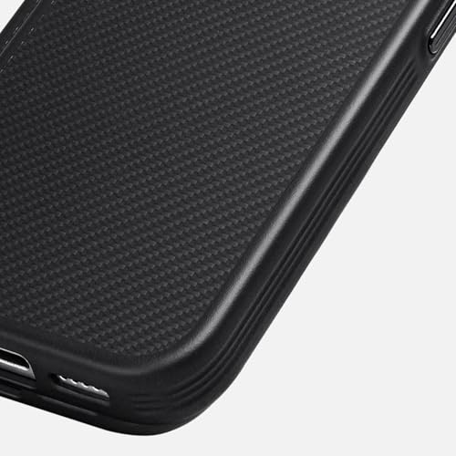 Coque iPhone 17 Pro Max en fibre de carbone véritable avec support magnétique fin