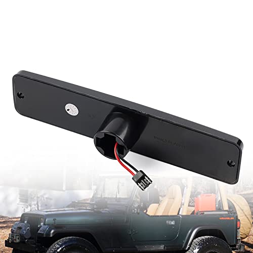 Nslumo Wrangler Yj Led Side Marker Lights Replacement For 1987-1995 J-Eep Yj Wrangler, Smoked Lens Amber Led Fender Side Turn Signal Reflector Light Kit Pair Driver Passenger Lamp Assembly 56001424 #TOP2