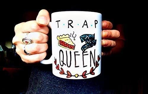 Trap Queen Fetty Wap, Hand Painted Mug - gift -by MeganPadovanoDesign