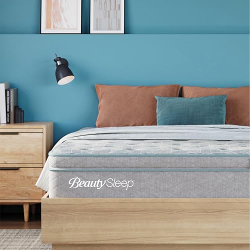 BeautySleep by Beautyrest DreamRest Ultra Plush Pillow Top 14.25' Queen Mattress, Pocketed Coils, Cooling, Breathable, and Pressure Relieving - 100 Night Trial, CertiPUR-US Certified