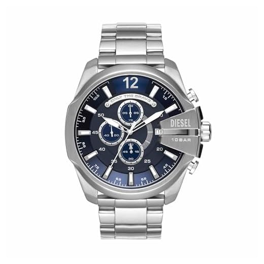 Diesel Reloj Analógico para Hombres de Cuarzo con Correa en Acero Inoxidable DZ4417