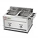 D@ Gaz Naturel Friteuse Profonde De Grande Capacité,chauffent rapidement Friteuse À Gaz,professionnelle friteuse à beignets,12L Poêle à frire Friteuse Commerciale