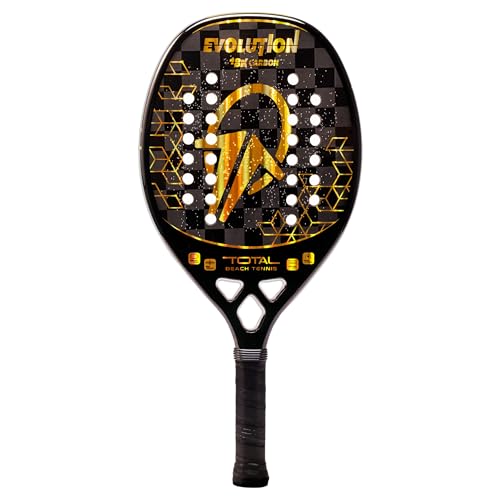 Raquete Beach Tennis Total Evolution 18k Golden 2025 + Capa