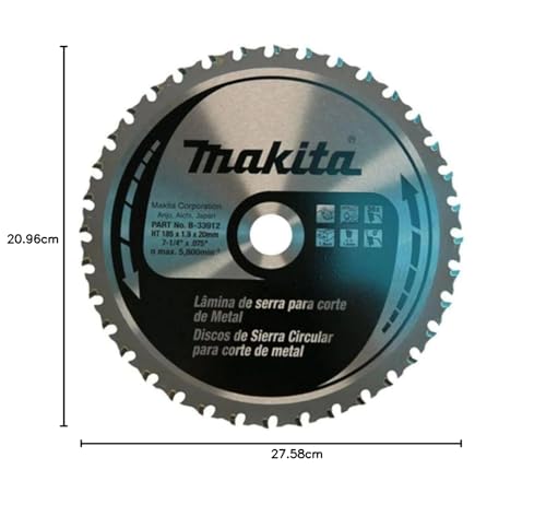 lame de scie SPECIALIZED métal 150mmx20x52D Makita B 47042 - vue 7