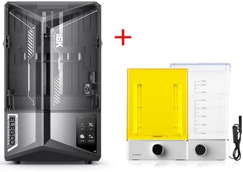 طابعة ELEGOO Saturn 4 Ultra 16 K الراتنج 3 D وحزمة ELEGOO Mercury XS مع محطة غسيل وعلاج منفصلة