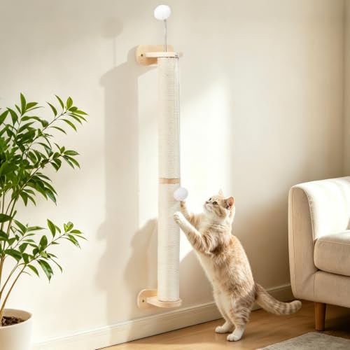 EMUST 33 Inch Wall Mounted Cat Scratcher