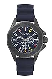 orologio classico uomo omega Dimensioni cassa: 44mm Nautica Orologio Analogico Classico Quarzo Uomo con Cinturino in Silicone NAPMIA004