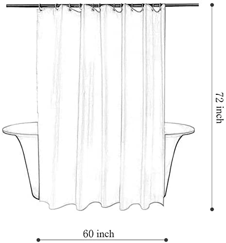Tititex Tan Eucalyptus Shower Curtain Sets, Watercolor Light Brown Leaves on The Top Plant with Floral Bathroom Decoration 60x72 Inch with Hooks by Tititex - Image 8