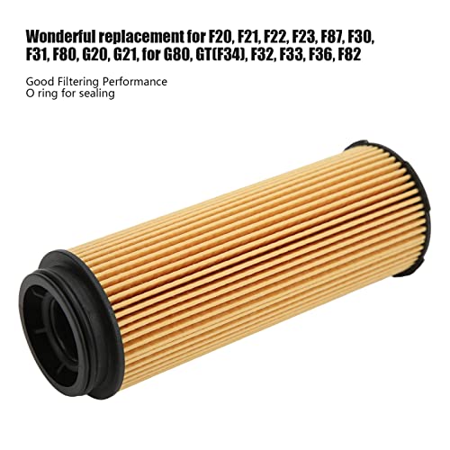 Engine Oil Filter, Filter Paper Rubber Abs Cartridge Transmission Oil Filter Accessory Hu6022Z Replacement For F20 F21 F22 #TOP3