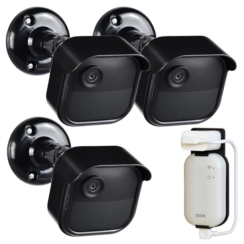 All New Blink Outdoor 4/2K+ Camera Mounting Brackets,3 Pack Weatherproof Protective Housing and 360 Degree Adjustable with Sync Module Core/XR Wall Mount (Blink Camera is Not Included) by GoHonor - Used condition - US$15.11