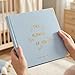 Keepsake Baby Memory Book for Boys and Girls – Timeless First 5 Year Baby Book – Neutral Journal Scrapbook or Photo Album - Record a Milestone for Every Event from Birth to Age 5