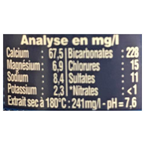 Cristaline 1,5L eau de source naturelle pack de 12 bouteilles de table