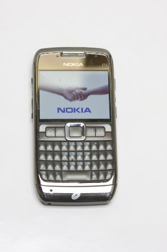 Nokia E71 Mobile Phone Unlocked Black Saans SIM Card