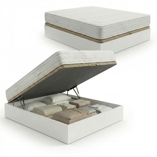 Shiito - Canapé Abatible Nevada 90 x 190 cm Blanco