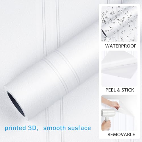 Faux panneau de perles ReWallpaper en vinyle adhésif de 7m