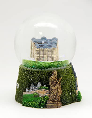 2er Set süße Souvenir-Schneekugeln Würzburg Festung Marienberg Residenz Bocksbeutel, Durchmesser 45mm und 65mm | 3-69-70