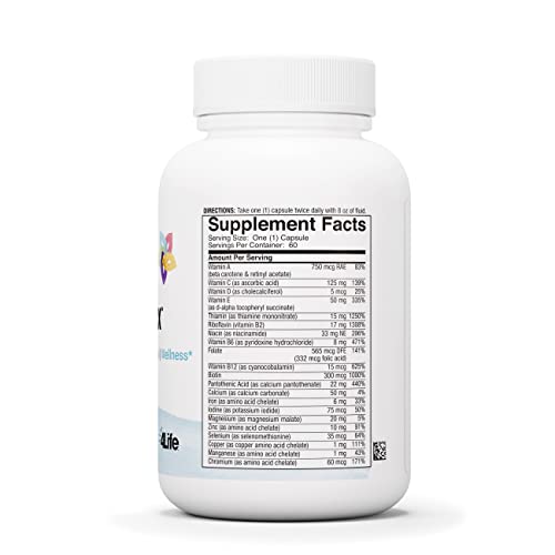 4Life Multiplex - Features 21 Essential Vitamins And Minerals, Including B Vitamins And Zinc To Support Your Immune System - 60 Capsules #TOP1