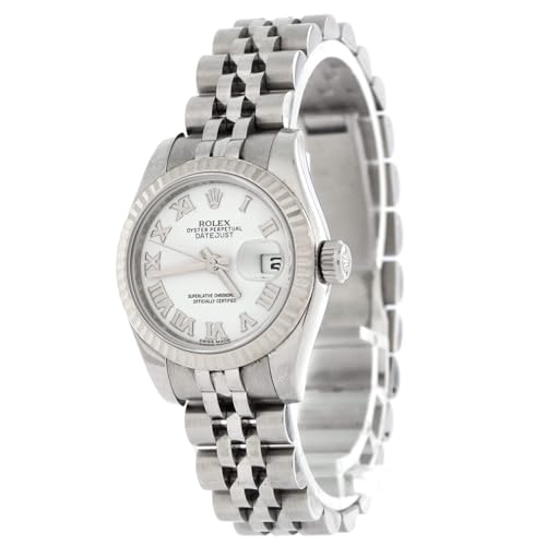 Pre-Loved Oyster Perpetual Datejust Automatic Watch Stainless Steel and White Gold 262