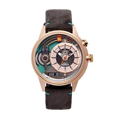 Montre électrique The Electricianz CaZino en or rose avec cadran lumineux