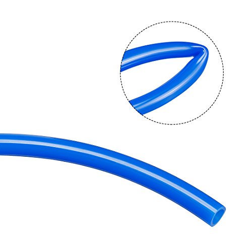 Uxcell Pneumatic Air Tubing, 12Mm Od X 8Mm Id 10 Meters 32Ft Pu Polyurethane Air Compressor Tube Hose Pipe Blue #TOP2