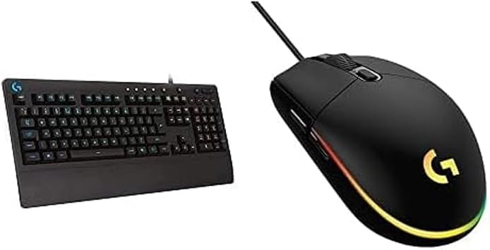 Logitech G213 Prodigy Gaming Keyboard and Logitech G203 Wired Gaming Mouse Bundle