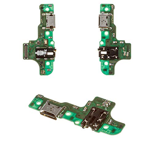 Piezas de reparación de cable flexible compatibles con Samsung A207F/DS Galaxy A20s, (conector de carga, alta copia, placa de carga)