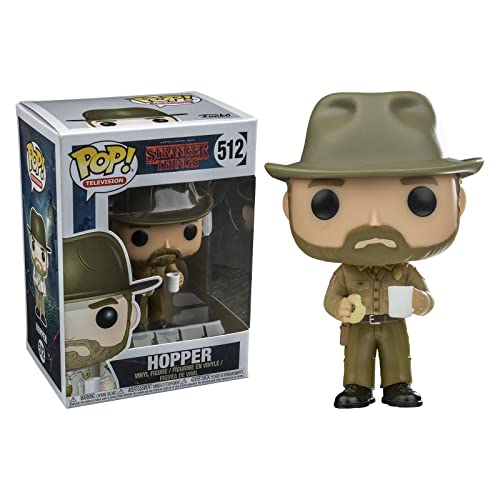 Funko Pop Television: Stranger Things - Hopper With Donut (Styles May Vary) Collectible Figure #TOP5