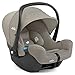 Joie Rue Lightweight Infant Car Seat & Anti-Rebound Base –Side-Impact Protection, 5-Point Harness, and UPF 50+ Canopy for Newborns and Infants (Dove)