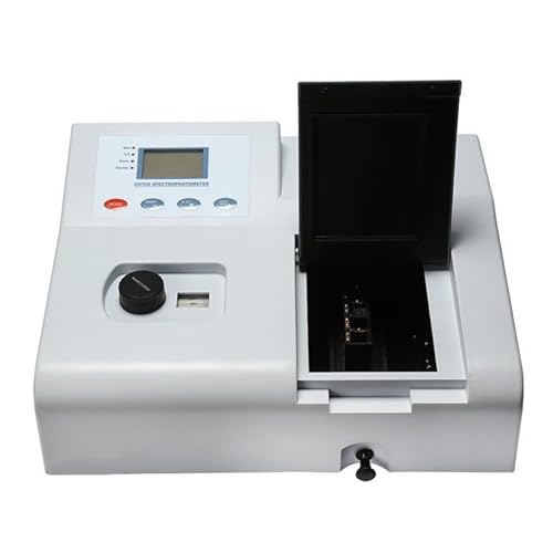 UV1100 UV-Vis Spectrophotometer - 195-1020nm Range, ±2nm Accuracy, 0.3% Stray Light - Portable Visible & UV Spectroscopy for Analysis & Education