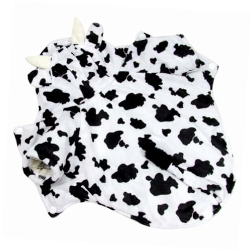 Disfraz para perro estampado de vaca XL