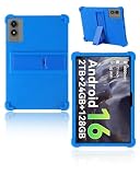 Etui ochronne do tabletu Tabwee T50/T30/T70 11" 2026, yystao dziecięce miękkie silikonowe etui kompatybilne z Tabwee T50/T30/T70, regulowany stojak (niebieskie)