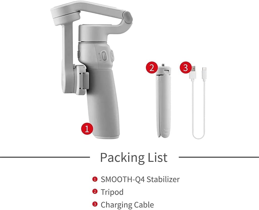 JSEIAJB Smartphone Frame Stabilizer Built-in Foldable Extension Stick Phone Stabilizer Selfie Stick