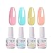 Arte Clavo 15ml Varnish Soak Off UV Led Nail Gel Polish Nail Art Salon Set 33 of 4 Colors