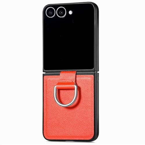 KOOLRIVER�EFor Galaxy Z Flip8 �P�[�X �J�o�[ �܂肽���݌^ �O���f�[�V���� �n�[�h�P�[�X For �M�����N�V�[Z �t���b�v8(�I�����W)