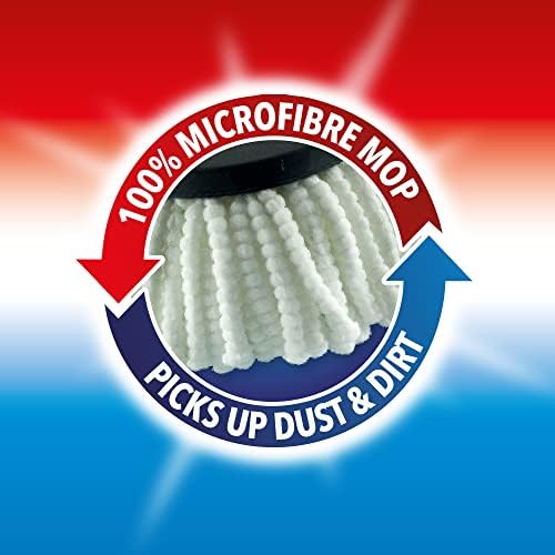 Duzzit TELESCOPIC HANDLE 360° SPIN MOP & COMPACT BUCKET SET